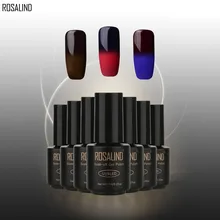 Rosalind Температура Гель-лак для ногтей, 7 мл Праймер длительный лак для ногтей Одежда высшего качества Soak off Светодиодный УФ Гель-лак для ногтей Лаки