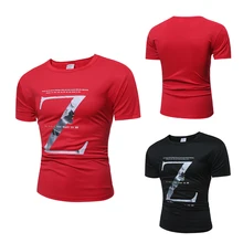 Mann Z Brief Printing Kurzarm palace erweitert T t-shirt t-shirt t-shirt homme marke baseball jersey Zwei Farbe