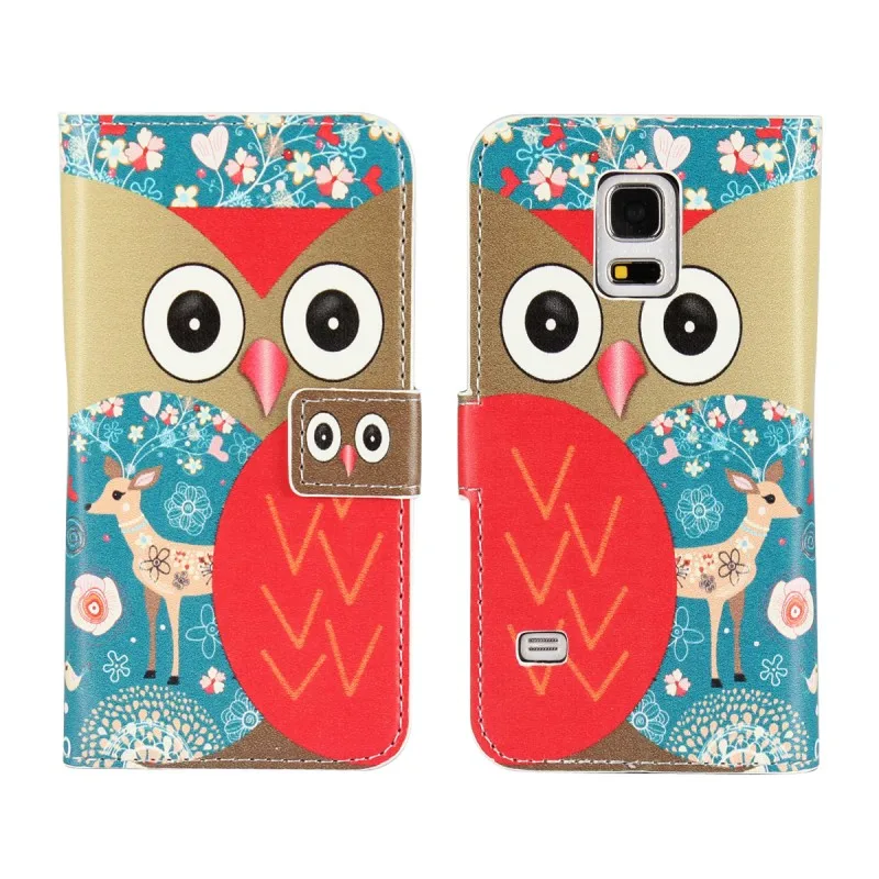 Кожаный кошелек для Samsung Galaxy S5 Mini S5mini S4 S4min S3 S3mini Ace 2 i8160 Чехлы Чехол Etui Coque Capinha Hoesje|for