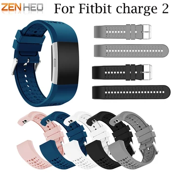 

Wristband Wrist Strap Smart Watch Band Strap for Fitbit Charge 2 Soft Silicone Replacement Bands For Fitbit Charge 2 Watchband