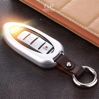 

Aluminium Alloy Car Remote Key Cover Case Fob For Nissan Qashqai J10 J11 X-Trail t31 t32 Rogue Tiida Pathfinder Murano Note Juke