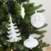 font b Christmas b font Ornaments font b Christmas b font Transparent Ball Acrylic Hollow