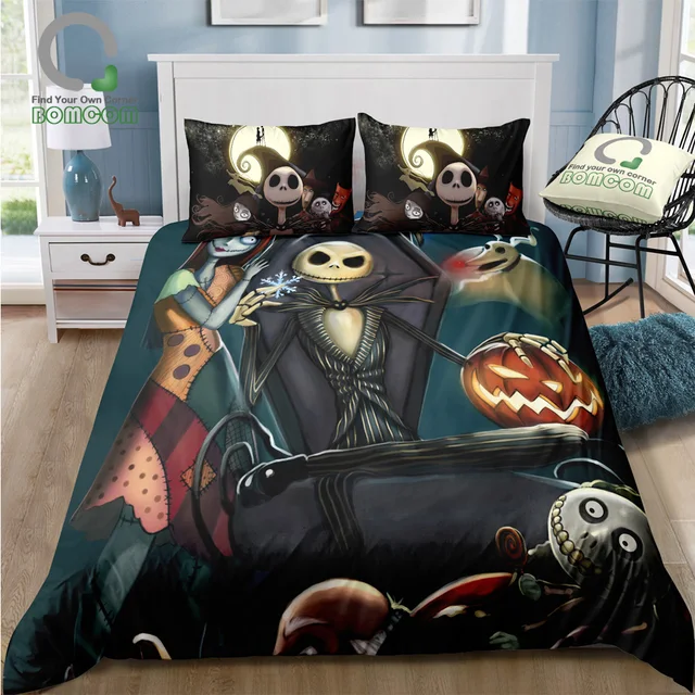 bomcom 3d digital printing nightmare before christmas bedding gift home unique design duvet cover set 100 - Nightmare Before Christmas Bedding bomcom 3d digital printing nightmare before christmas bedding gift home unique design duvet cover set 100 - Nightmare Before Christmas Bedding