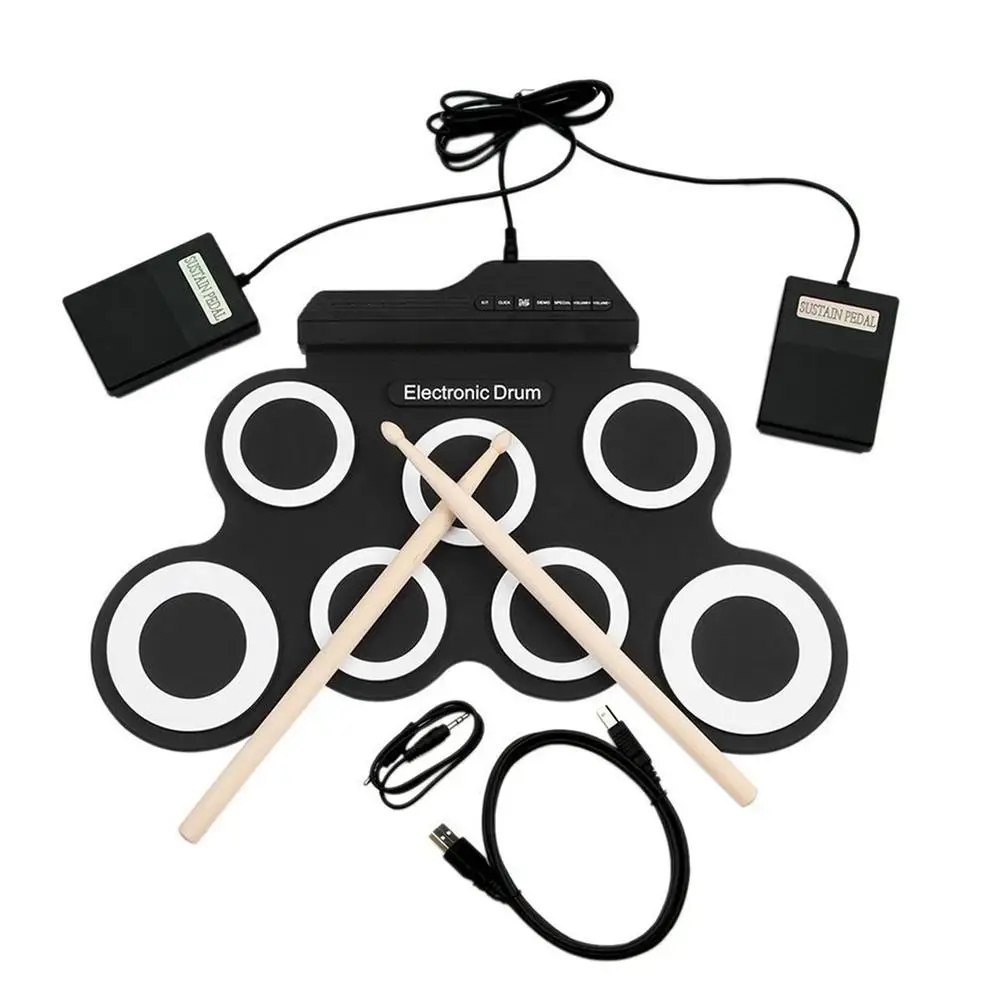 

Professional roll up drum USB Electronic Drum G3002 Drum Kit Drum Set Percussion Instrument For Children