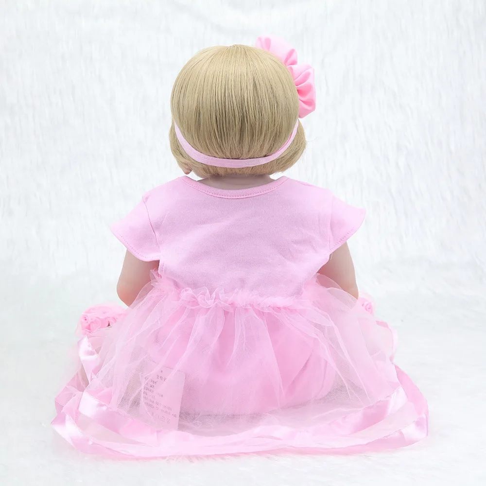 Baby rebirth вся жизнь 55 см ''bebe Reborn Baby силиконовая кукла Live Reborn ручная Реалистичная пластиковая кукла игрушка для отдыха для девочек