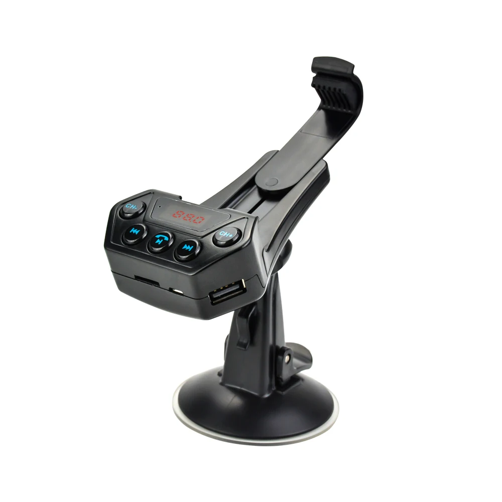 Автомобильный Bluetooth FM передатчик AOSHIKE с подставкой для смартфона mp3 плеер 5 В 2 1 А