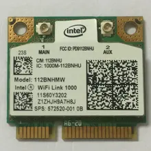 Intel 1000 112BN_HMW Половина мини PCI-e центрино беспроводной WLAN WiFi модуль карты 802,11 bgn для hp 572520-001 11S60Y3202