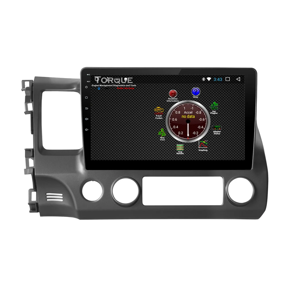 Clearance JIUYIN Android Car DVD GPS Player For Honda Civic 2006 2007 2008 2009 With Radio  Navigation Quad Core Multimedia Player 2
