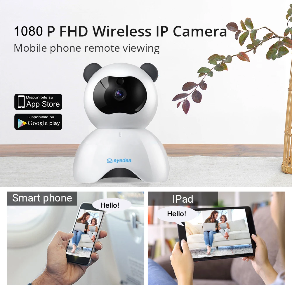 HD 1080P Wireless WIFI Security Camera Video Surveillance P2P mini CCTV Family security Camara Baby Monitor Smart PTZ Camera