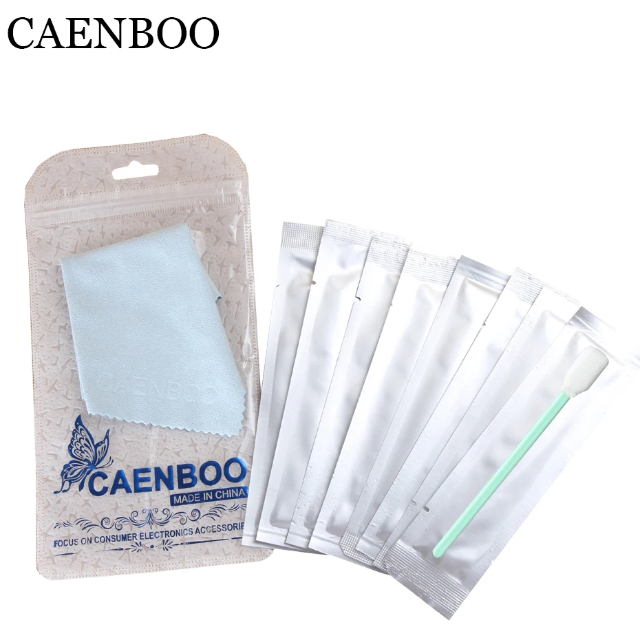 CAENBOO 4 шт. сухой+ 4 шт. Wet Cleaner Cleaning Kit общие площади бар CMOS CCD SWAB для Canon Niokn фильтры объектива Камера Сенсор