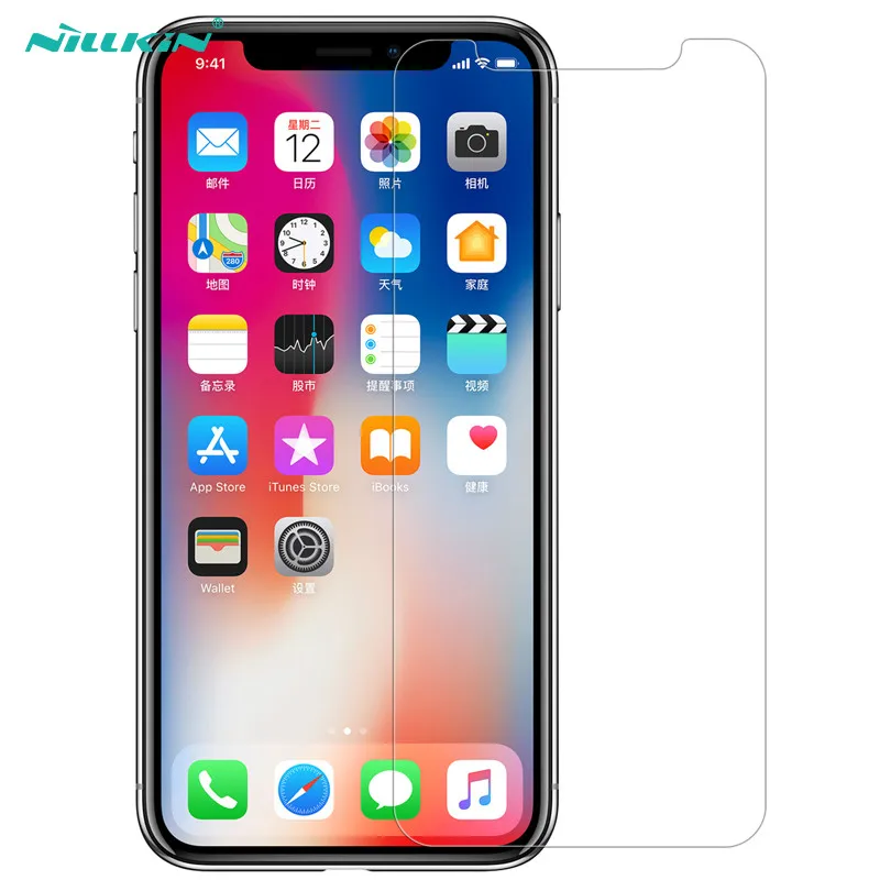 Tempered Glass For iPhone XS Original NILLKIN Amazing H+ / H+PRO Front Screen Protector Tempered Glass Film for iPhone X