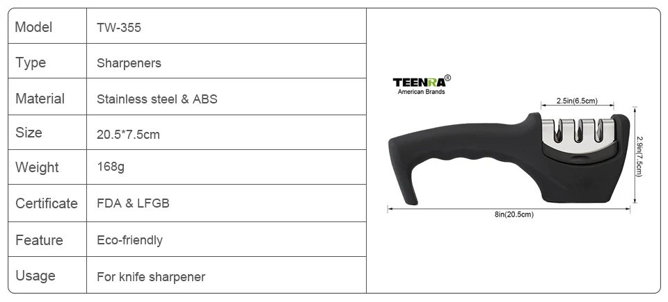 TEENRA 3 электро Ножеточка точилка Камень, алмаз Быстрый Профессиональный нож камень нож для измельчения заточки инструменты