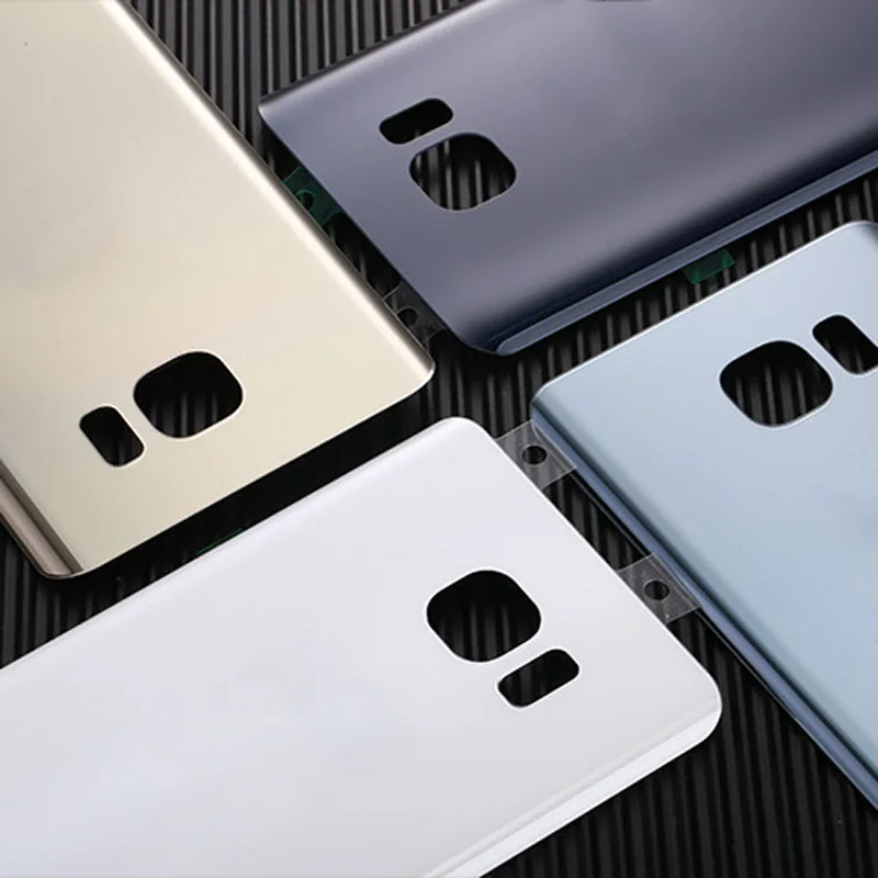 10 шт. задняя крышка аккумулятора для samsung Galaxy Note5 Примечание 5 N920 N920F задняя Стекло Корпус Защитная крышка с логотипом+ Стикеры