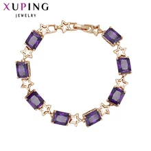 Xupingジュエリーの豪華なブレスレット特別デザインの高品質ゴールドカラーメッキチャーミングスタイル72328(China)