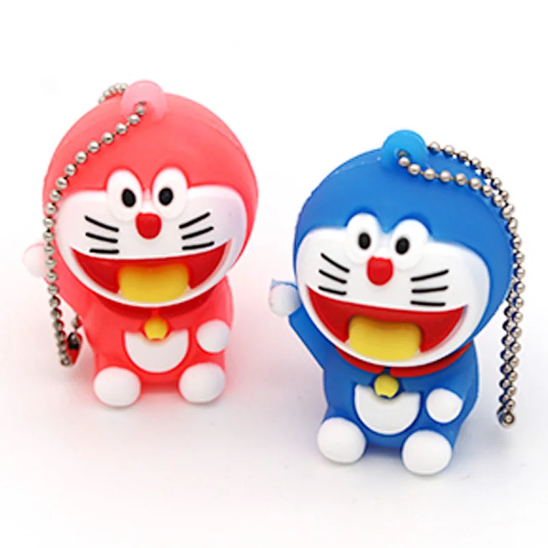 

Lovely Cartoon Doraemon Usb Flash Drive 4GB 8GB 16GB 32GB 64G Pendrive Memory Stick Disk Pen Drive Usb 2.0 Mini Thumbdrives Gift