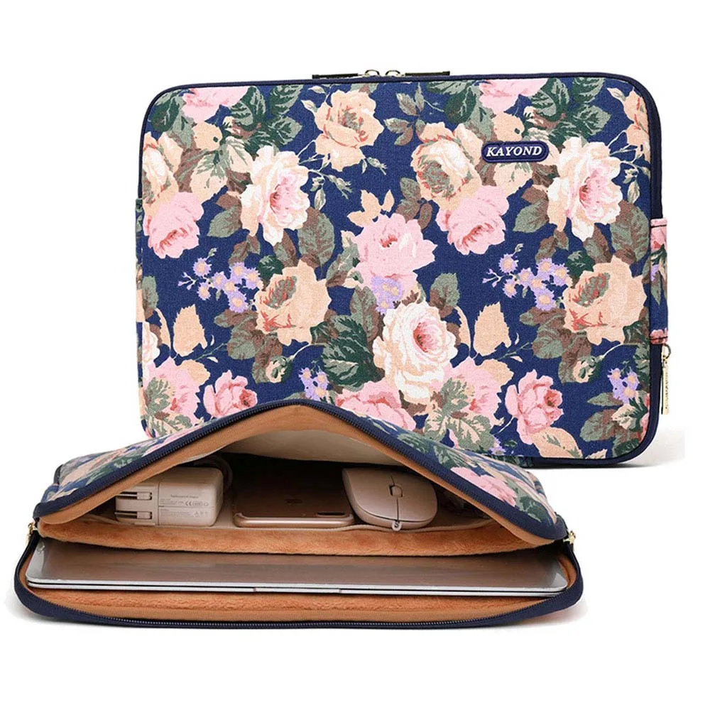 Чехол для ноутбука 11 12 13 14 15 15,6 17 дюймов для MacBook Air Pro 13,3 15,4, сумка для ноутбука, чехол для планшета hp Dell - Цвет: Blue Camellia