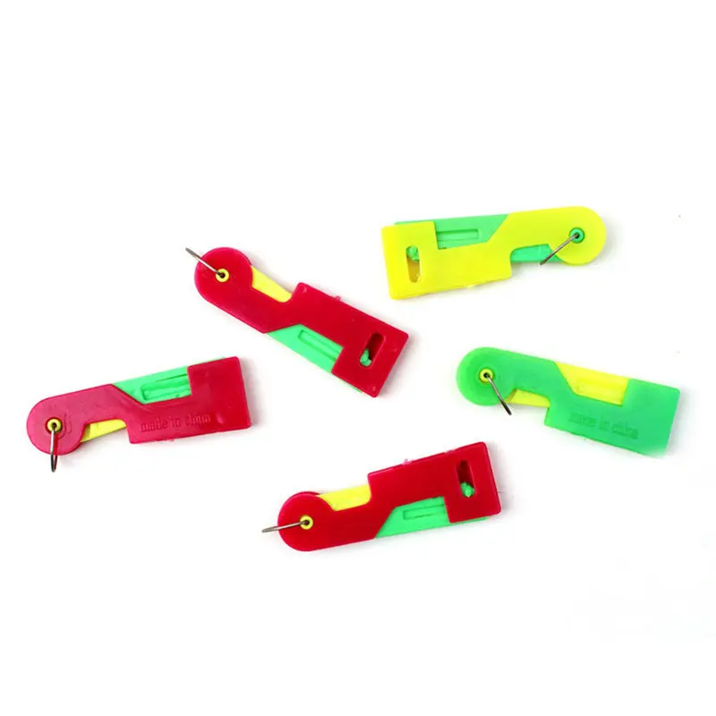 

5pcs Durable Automatic Sewing Needle Threading Guide Device Convenient Threader