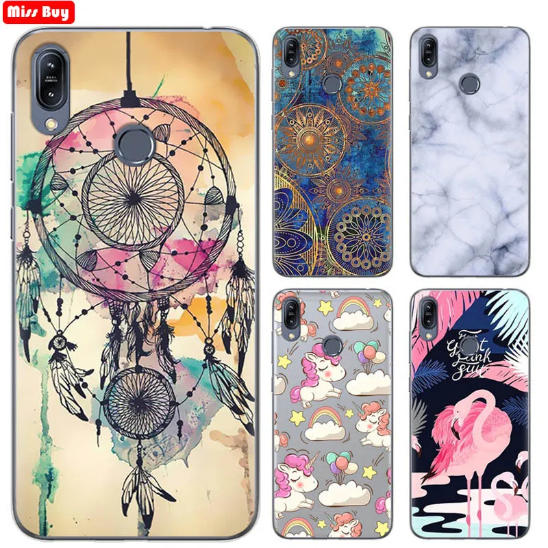 

For Asus Zenfone Max M2 ZB633KL Cover 6.3 Inch Cartoon Animal Painted Phone Cases for zenfone Max M2 ZB633KL Soft Silicone Cover