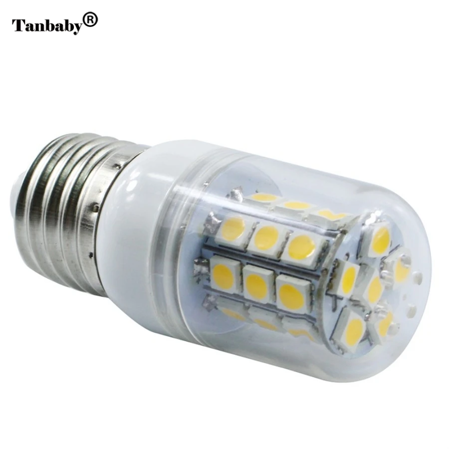 Tanbaby 1 шт. E27 18 W светодиодные кукурузные лампы высокой яркости 5050 SMD 69 светодиодный s 220 V Высококачественная Кукуруза Светодиодный лампа потолочный светильник теплый белый/белый