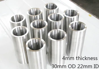 

New 30x22mm 30mm OD 22mm ID 4mm thickness 50cm Gr2 titanium tube TA2 titanium pipelines titanium alloy pipe ti-alloy tube TC4