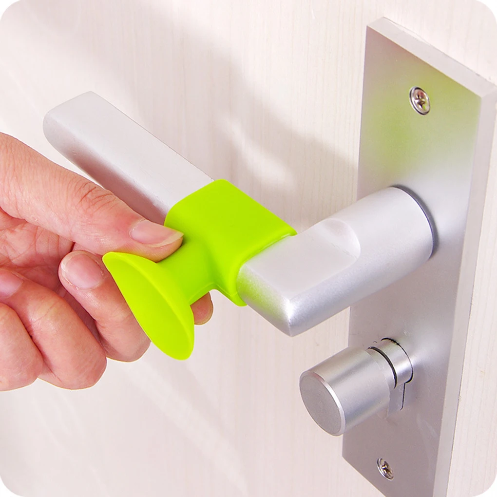 2 шт силиконовая противоскользящая присоска для двери домашняя Защитная Прокладка для двери бесшумный глушитель присоска для двери