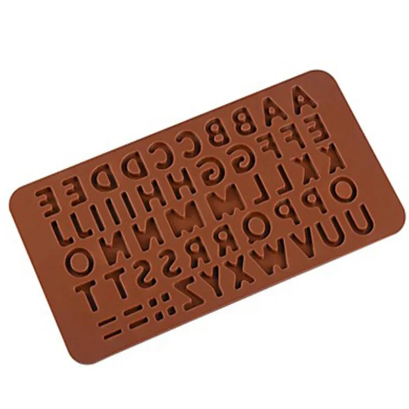 

VOGVIGO Cake Tools Silicone Chocolate Mold Letter and Number Fondant Molds Cookies Sugarcraft Confectionery Bakeware
