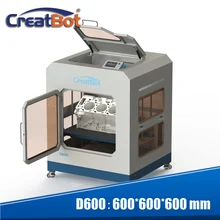 High quality china product Rapid prototyping full enclosed metal frame large printing area 3d printer D600 with dual extruder