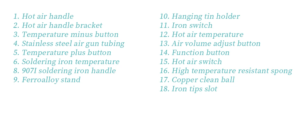 YIHUA 995D Soldering Station 15