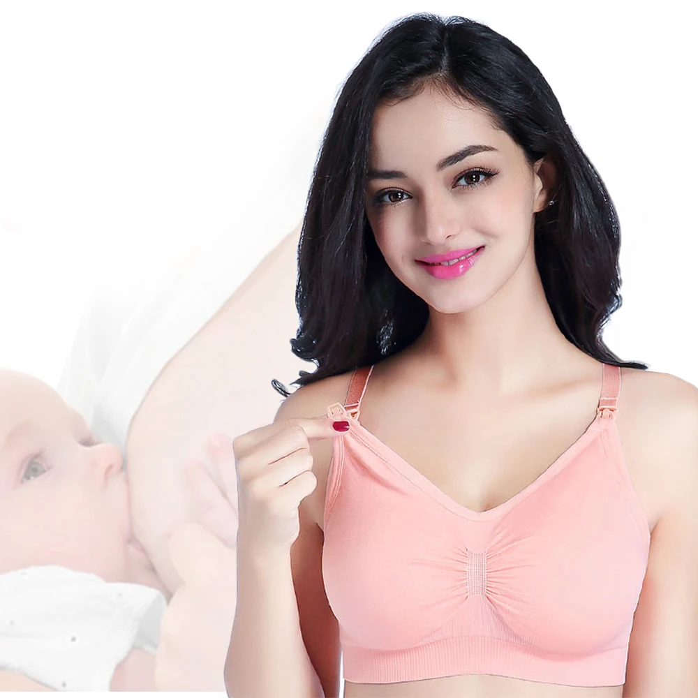

Comfortable Maternity Women Nursing Bra Breathable Suckling Breastfeeding Pregnant Woman Underwear Maternity Bra Lactation