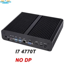Mini PC Partaker Безвентиляторный HTPC с Intel Quad Core i7 4770 Т Настольный Компьютер