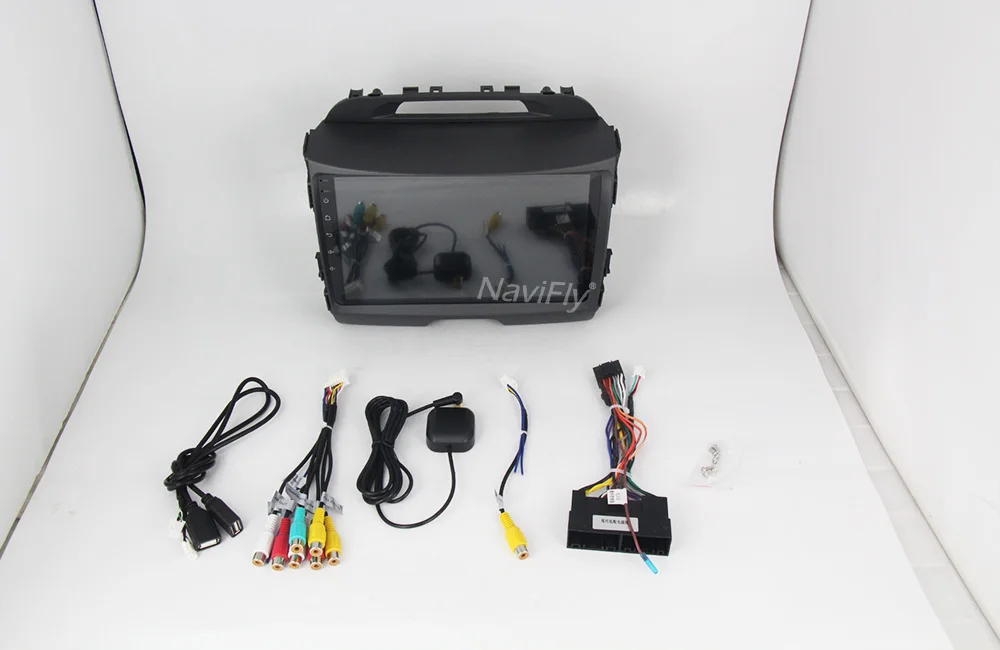 Excellent Navifly 9inch Android 8.1 Car multimedia player for KIA Sportage R 2014 2011 2012 2013 2015 Car radio GPS Navigation BT FM RDS 5