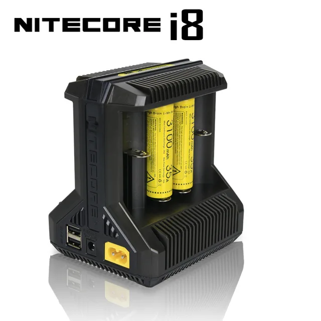 Nitecore i8 Новое i4 i2 интеллектуальное зарядное устройство 8 слотов всего 4A выход Смарт зарядное устройство для Li-Ion 18650 16340 10440 AA AAA 14500 26650 - Цвет: Package1
