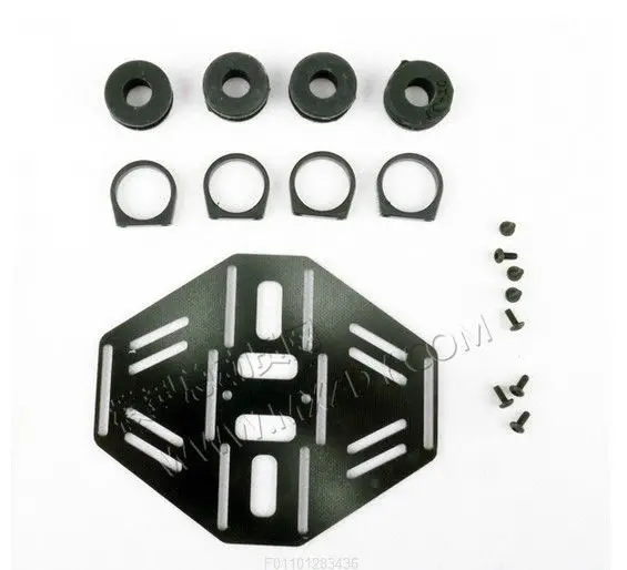 

D10 10 мм трубка двойная батарея Монтажная пластина для параллельных двух батарей Расширенная