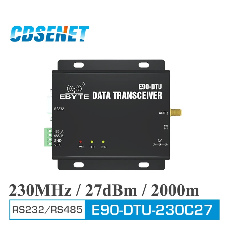 230 мГц Modbus DTU RS232 RS485 Wifi CDSENET E90-DTU-230C27 УКВ трансивер Модуль РФ приемник передатчик GPRS
