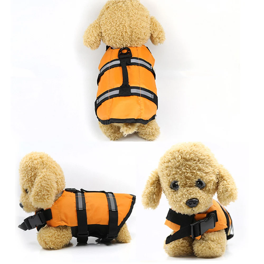 Собака спасательный жилет жилеты на открытом воздухе Собака ткань флоат-щенок спасательный купальный костюм защитную одежду жилет спасательный жилет для собаки Костюм от Xs до xl