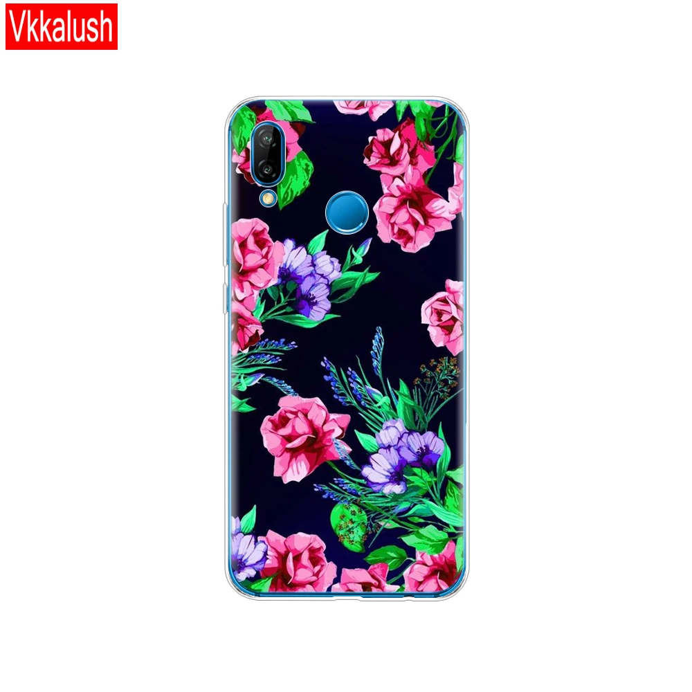80038 Силиконовый чехол для 5,8" huawei P20 Lite huawei P20 Pro, чехол для huawei P 20, Защитная прозрачная задняя крышка для телефона - Цвет: 80038