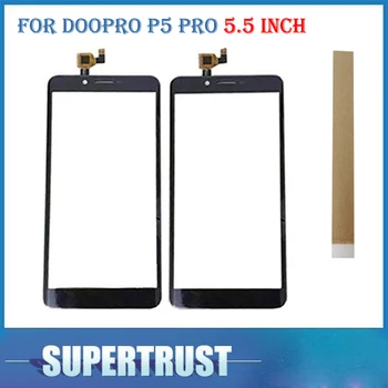 

Original Quality 1PC/Lot 5.5" For DOOPRO P5 PRO P5Pro Touch Screen Sensor Digitizer Glass Black color With Tape