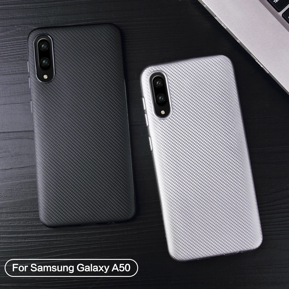 A50 for etui Samsung A50 Case Ultra-thin Anti-fall Case on for funda Samsung Galaxy A30 Simple Soft Shell Case Cover men women