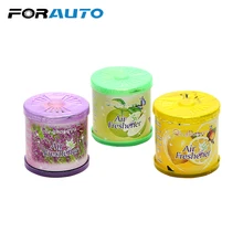 FORAUTO освежитель воздуха для автомобиля, твердый парфюм, фруктовый цветочный аромат, домашнее украшение ванной комнаты, внутренний дезодорант, автомобильный ароматизатор, диффузор 70 г