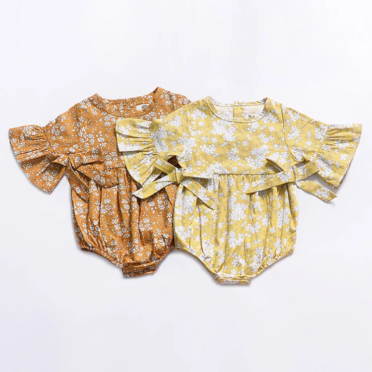 

Infant Baby Girl Clothing Long Sleeve Outfits Bodysuits Toddler Kids Playsuit Clothing Baby Girls