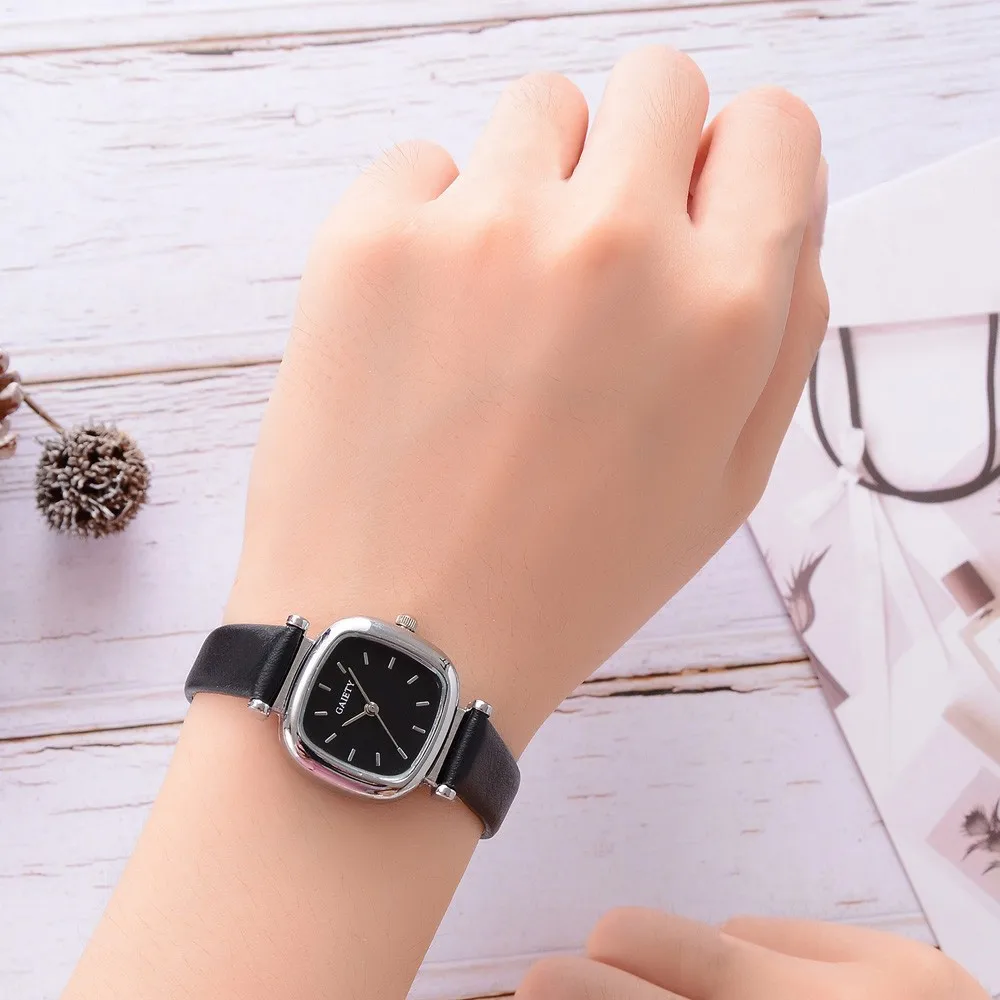 

Small And Exquisite Square Simple Style Women's Watch For All Occasions Well Clock Zegarek Damski Horloge Dames @50
