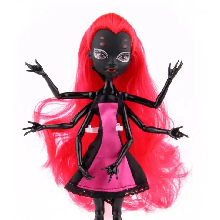 High Quality Fasion Monster Dolls Catwalk Draculaura/Clawdeen Wolf/ Frankie  Stein / Black Spider Movable Body Girls Toys Gift - AliExpress