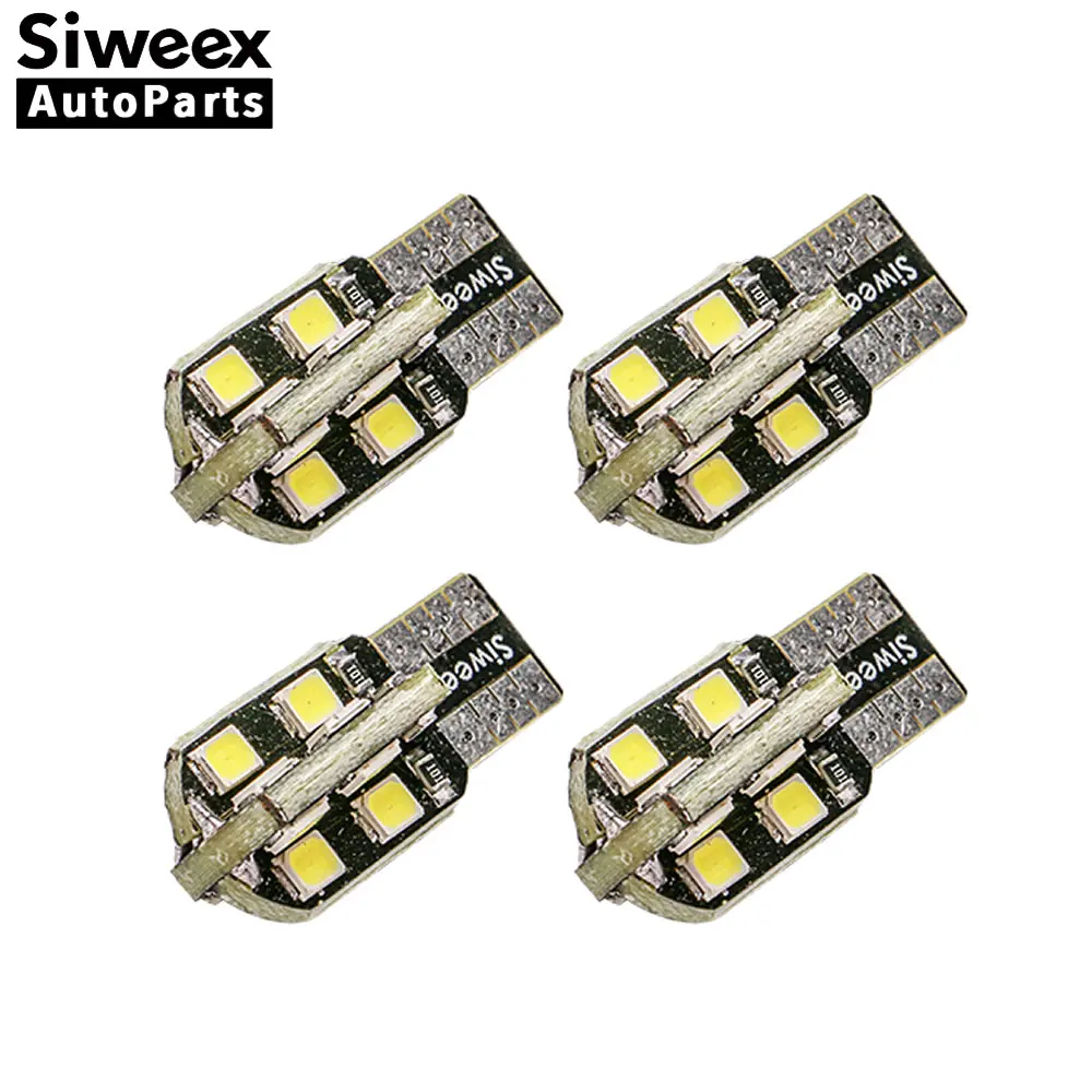 4 шт. Siweex W5W T10 светодиодный 16 2835 SMD светодиодные фары автомобиля 194 168 Купол
