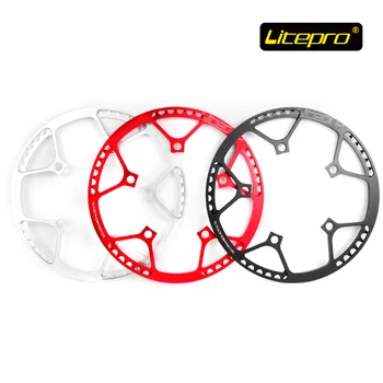 

Litepro Folding Bike Integration Chain-rings 53T/56T/58T BCD 130mm Aluminum Alloy CNC Bicycle Parts