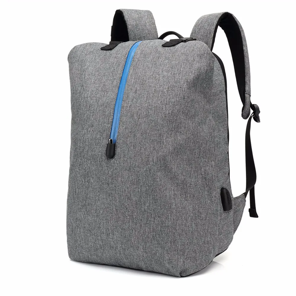 

15.6 Inch Anti-Theft Laptop Backpack External USB Charge Computer Backpacks Big Capacity Leisure Bag For Macbook Business D0335