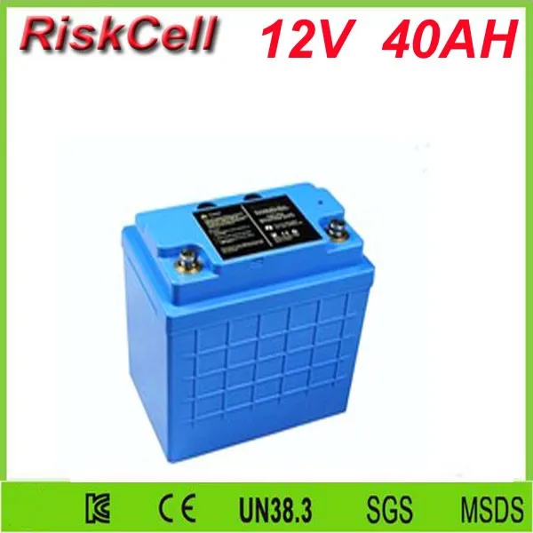Excellent Free customs taxes and shipping  12v 40ah lithium ion battery 12v 40ah lifepo4  battery deep cycle batteries 12v 40ah 2