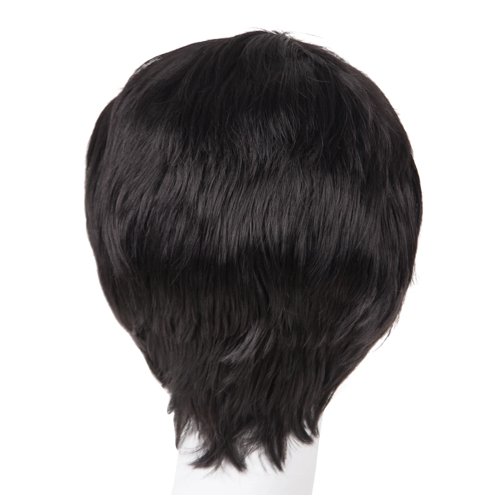 Fei-Show черные парики наклонные полосы для женщин день жизни синтетические термостойкие шиньоны женские мужские волосы Вечерние