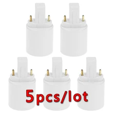 5 шт./лот G23 к E27 стандартные базовые адаптеры лампа база лампа галогенный светильник G23 к E14 переходник патрон преобразователь