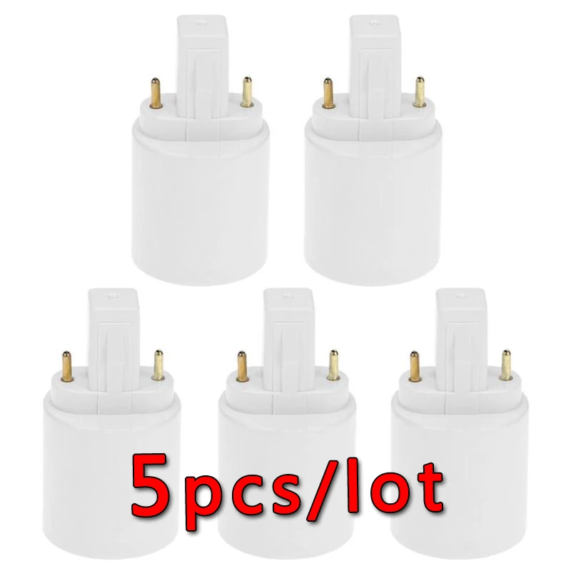 

5Pcs/Lot G23 To E27 Standard Base Adapters Lamp Base Bulb Halogen Light G23 To E14 Adapter Holder Converter Wholesale