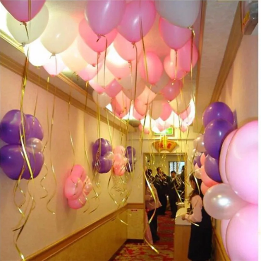 Новинка 1000 шт./партия 12 дюймов латексный воздушный шар в форме сердца воздушные шары надувные свадебные украшения на день рождения плавающие Воздушные шары игрушки